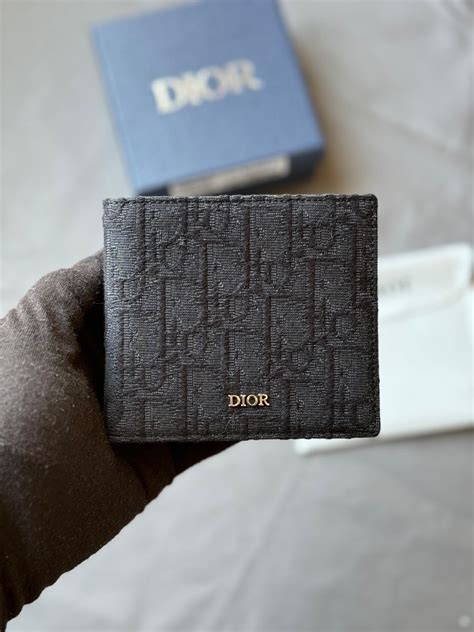 dior oblique compact wallet|Compact Wallet Black Dior Oblique Jacquard.